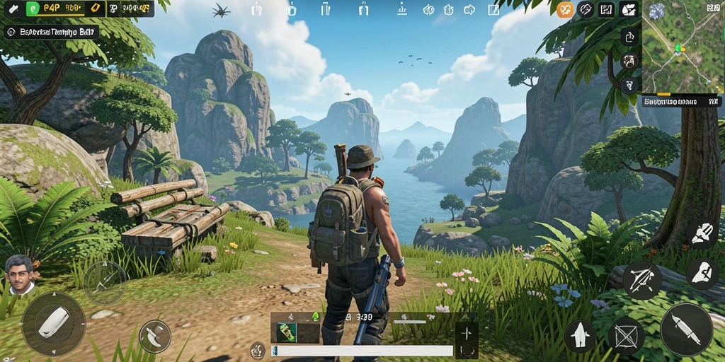 Gameplay 4P4P menunjukkan eksplorasi dunia terbuka yang menakjubkan.