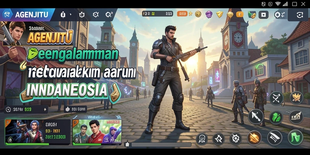 Tangkapan layar AGENJITU menampilkan gameplay yang kaya dan interaktif.