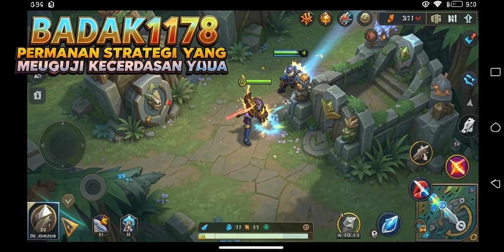 Screenshot menunjukkan momen penting dalam gameplay BADAK178 yang strategis.