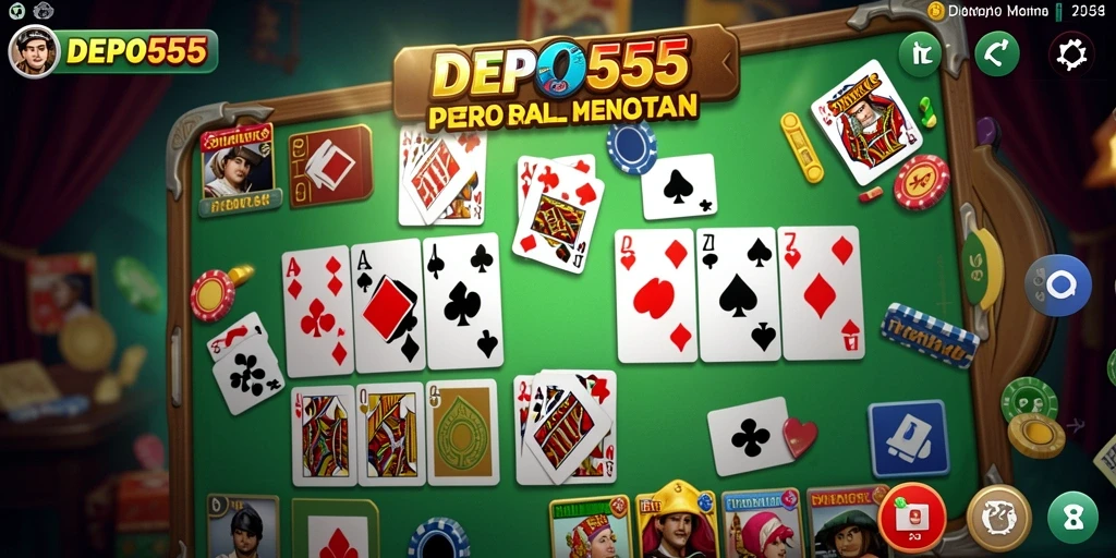 Tampilan gameplay menakjubkan di DEPO555 yang membuat Domino lebih menarik.