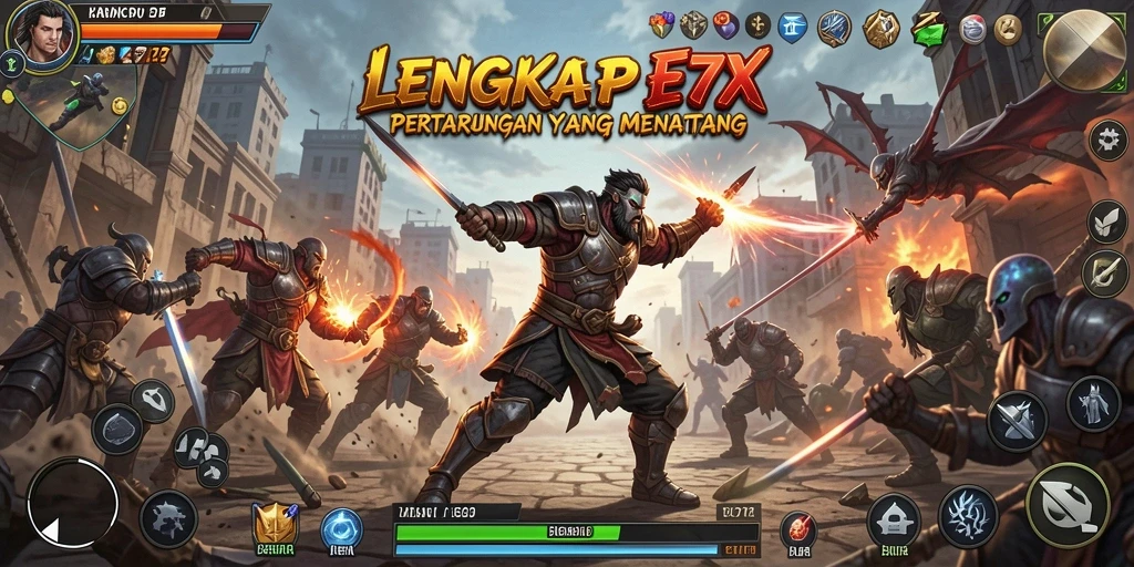 Tampilan gameplay LENGKAP777 yang seru dan mendebarkan.