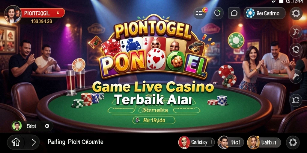 Gameplay interaktif PIONTOGEL dengan dealer langsung dan pemain nyata.