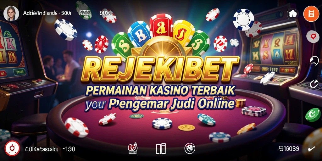 Screenshot gameplay REJEKIBET menampilkan suasana kasino yang mendebarkan.