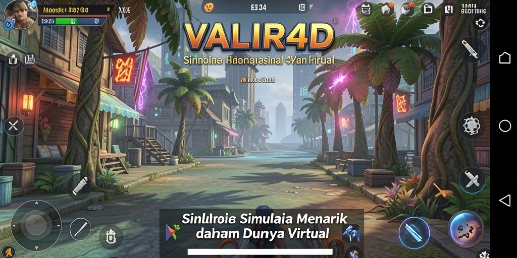 Tangkapan layar gameplay VALIR4D menunjukkan simulasi yang mendebarkan.